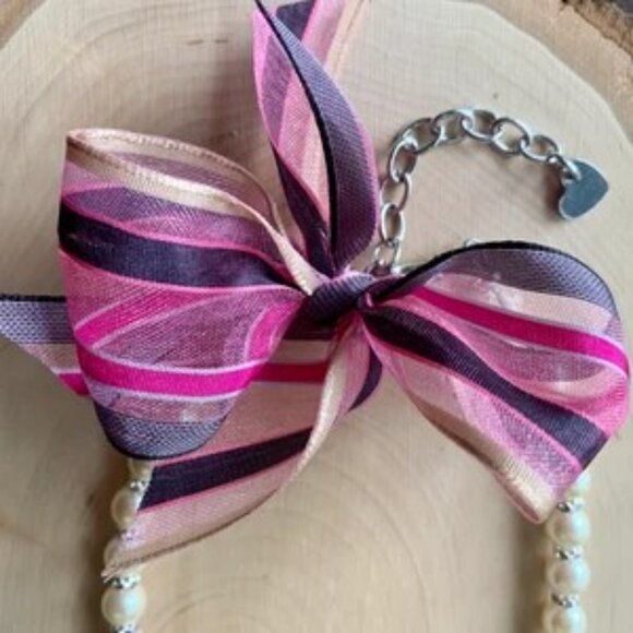 Charlee Pearls (13", 14") - Pet Necklace - Pet Accessories - Picture 2 of 3